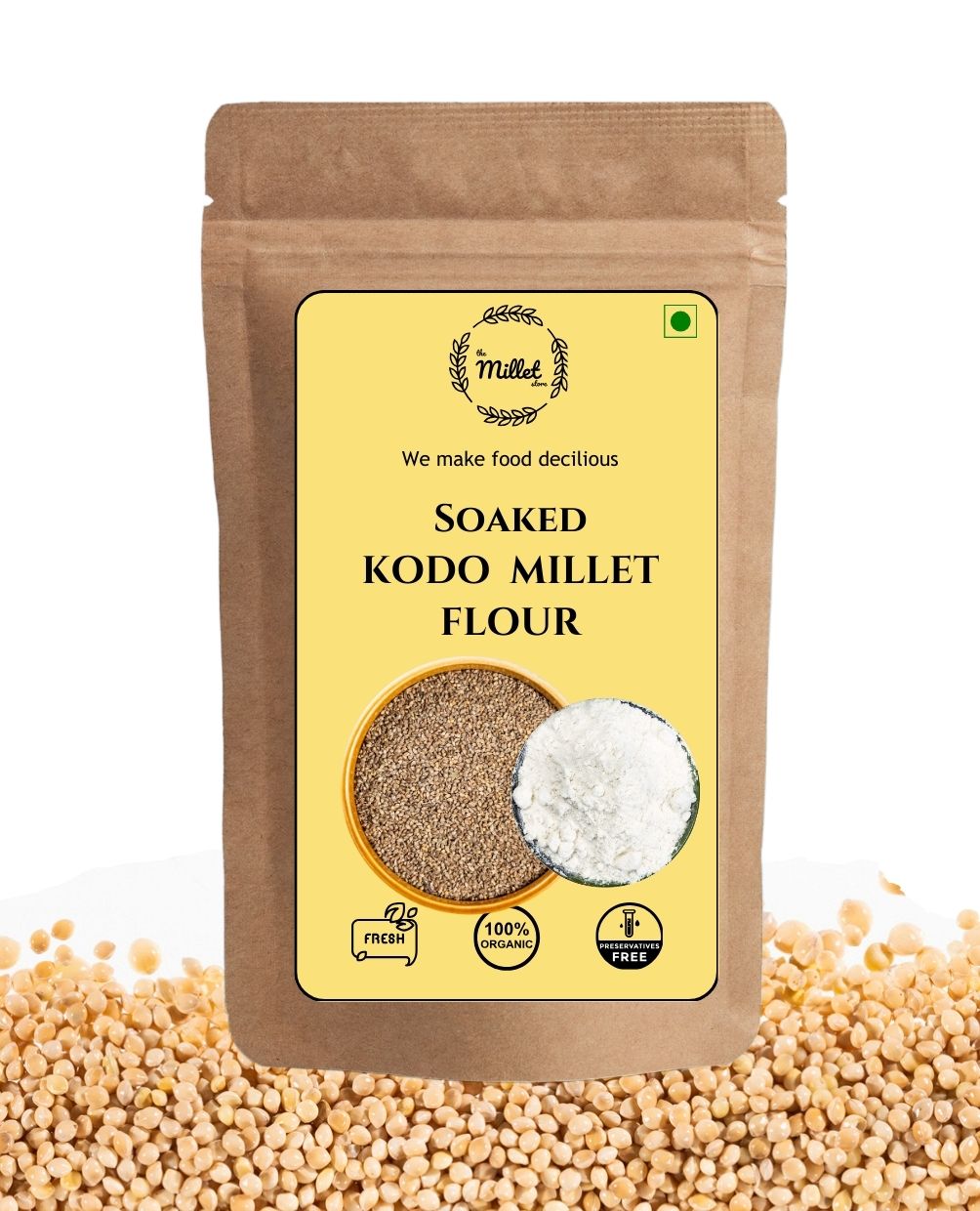 SOAKED | ACTIVATED KODO MILLET FLOUR - The Millet Store